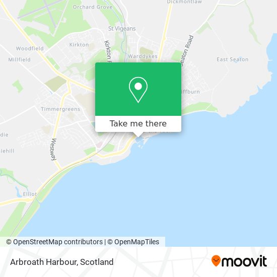 Arbroath Harbour map