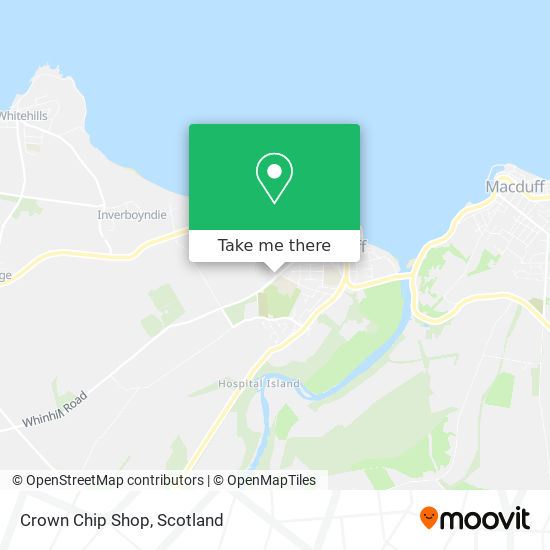 Crown Chip Shop map