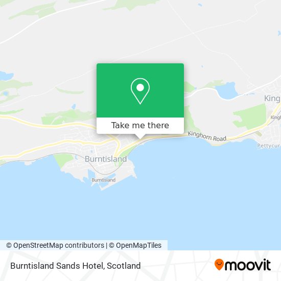 Burntisland Sands Hotel map