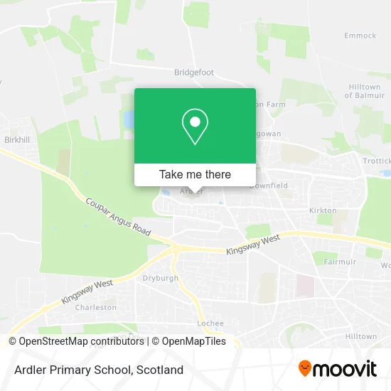 Ardler Primary School map