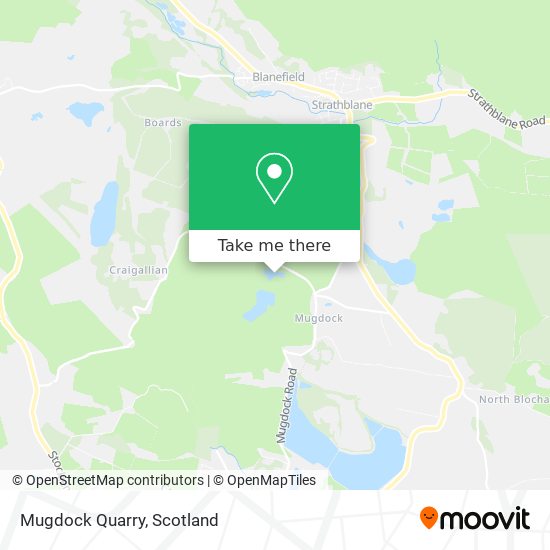 Mugdock Quarry map