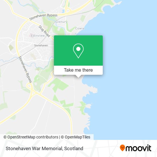 Stonehaven War Memorial map