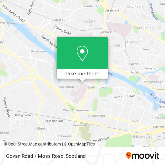 Govan Road / Moss Road map