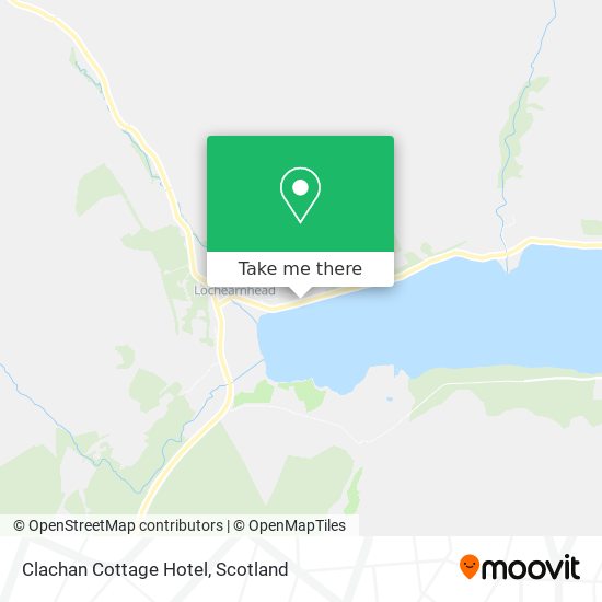 Clachan Cottage Hotel map