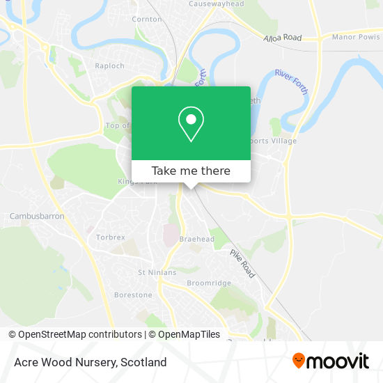 Acre Wood Nursery map