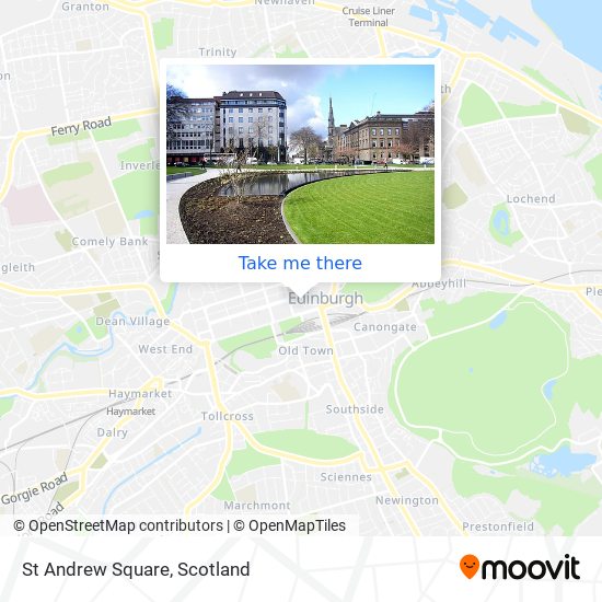 St Andrew Square map
