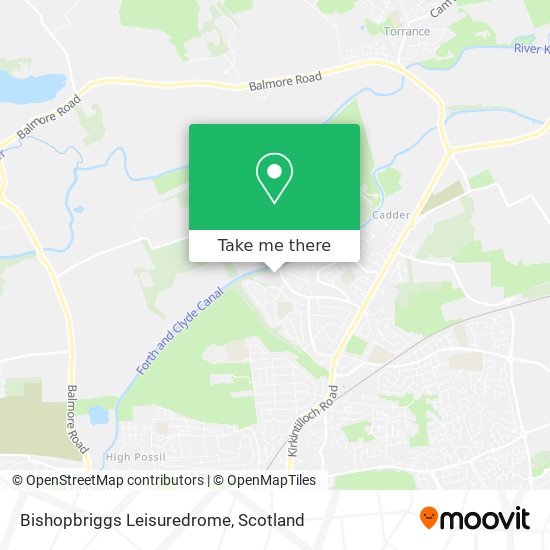 Bishopbriggs Leisuredrome map