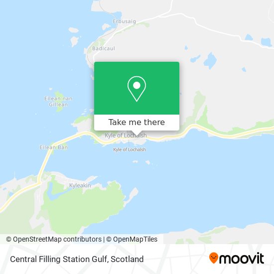 Central Filling Station Gulf map