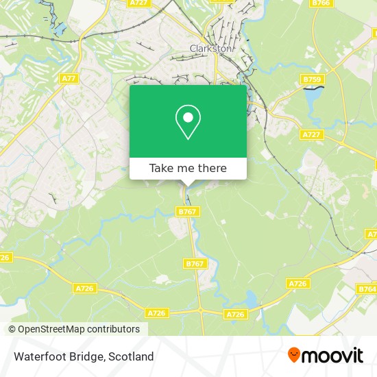 Waterfoot Bridge map