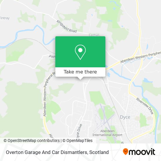 Overton Garage And Car Dismantlers map