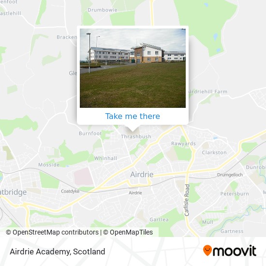 Airdrie Academy map