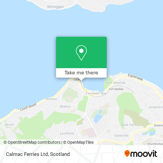 Calmac Ferries Ltd map