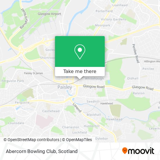Abercorn Bowling Club map