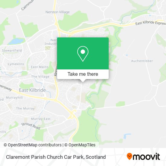 Claremont Parish Church Car Park map