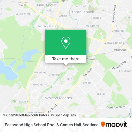 Eastwood High School Pool & Games Hall map
