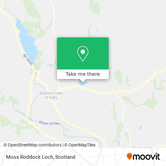 Moss Roddock Loch map