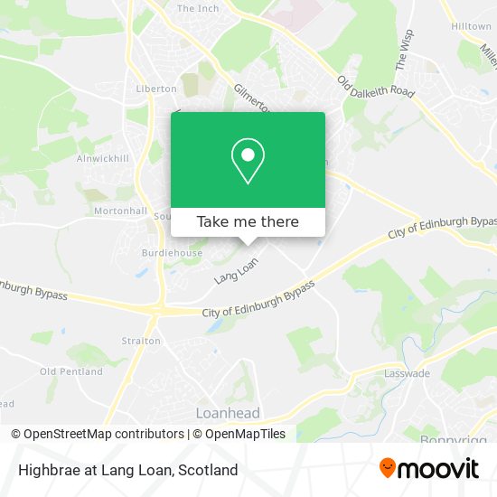 Highbrae at Lang Loan map