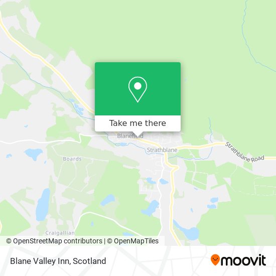 Blane Valley Inn map