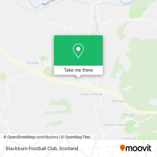 Blackburn Football Club map
