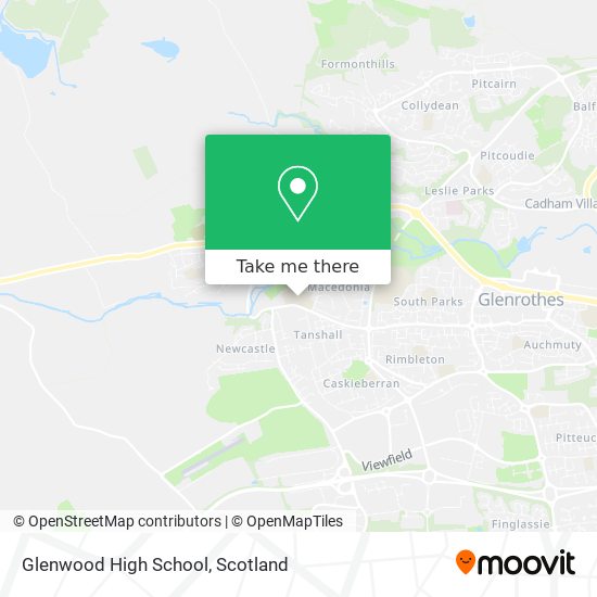 Glenwood High School map