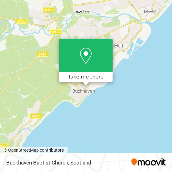 Buckhaven Baptist Church map