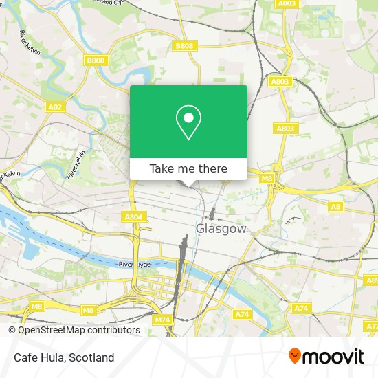 Cafe Hula map