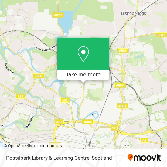 Possilpark Library & Learning Centre map
