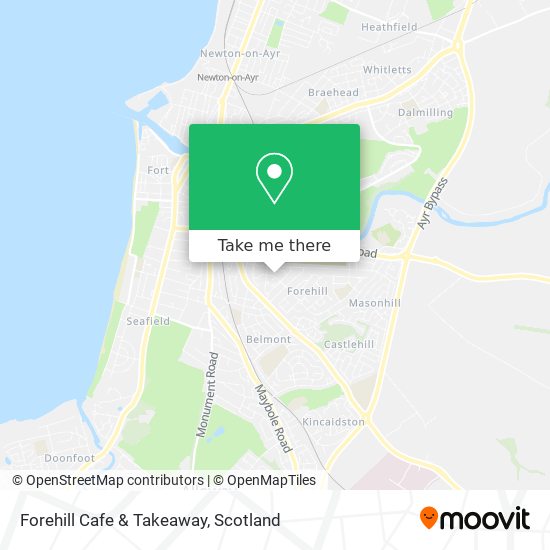 Forehill Cafe & Takeaway map
