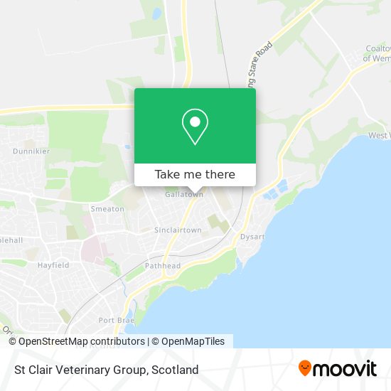 St Clair Veterinary Group map