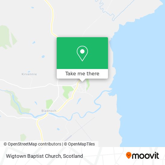 Wigtown Baptist Church map