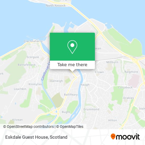 Eskdale Guest House map