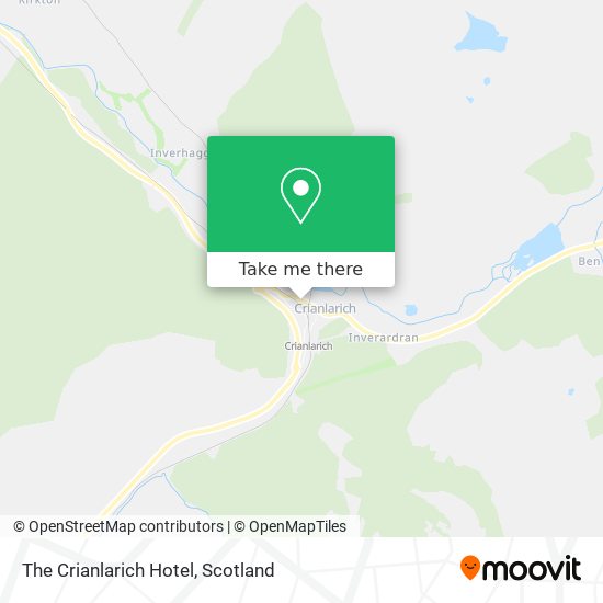 The Crianlarich Hotel map