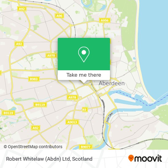 Robert Whitelaw (Abdn) Ltd map