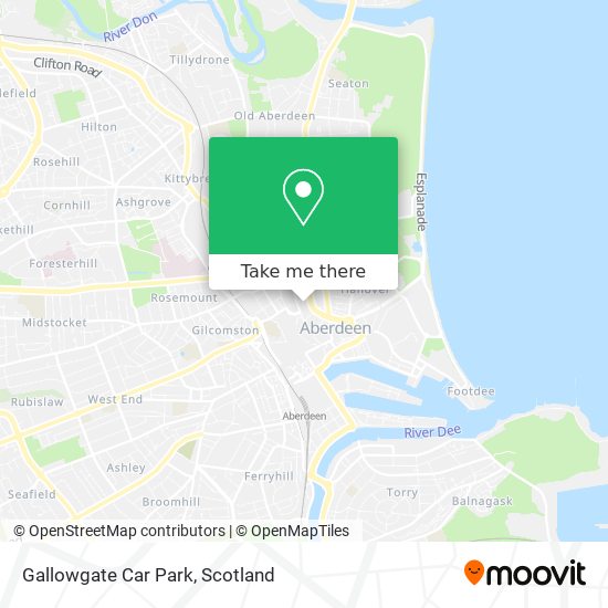 Gallowgate Car Park map
