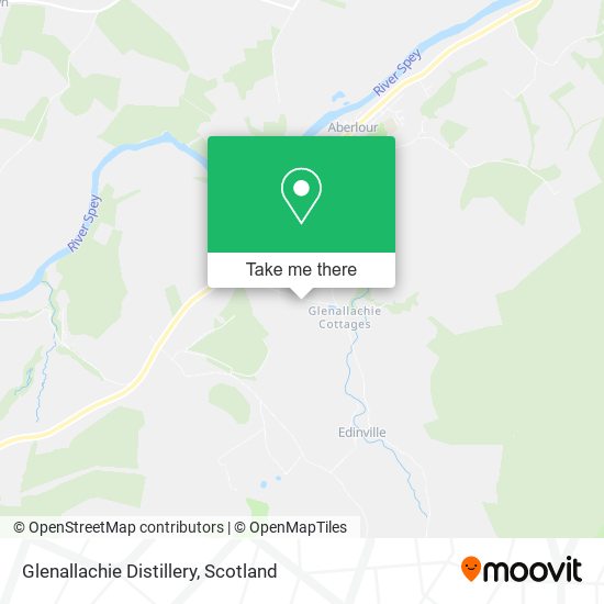 Glenallachie Distillery map