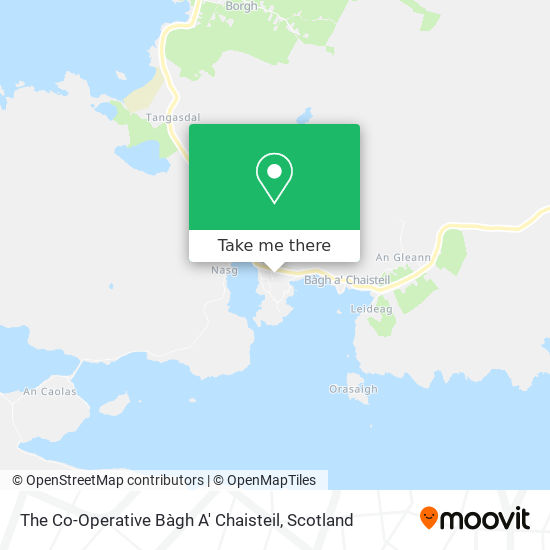 The Co-Operative Bàgh A' Chaisteil map