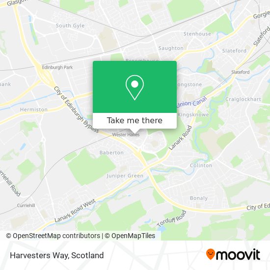 Harvesters Way map