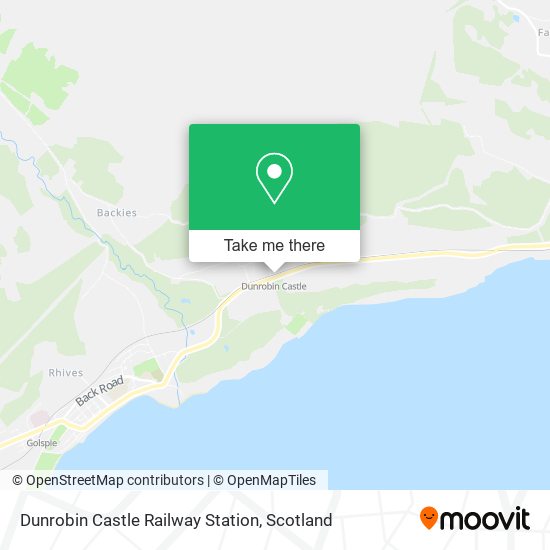 Dunrobin Castle Railway Station map