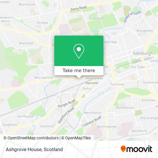 Ashgrove House map