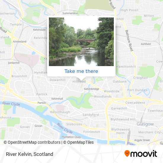 River Kelvin map