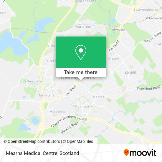 Mearns Medical Centre map