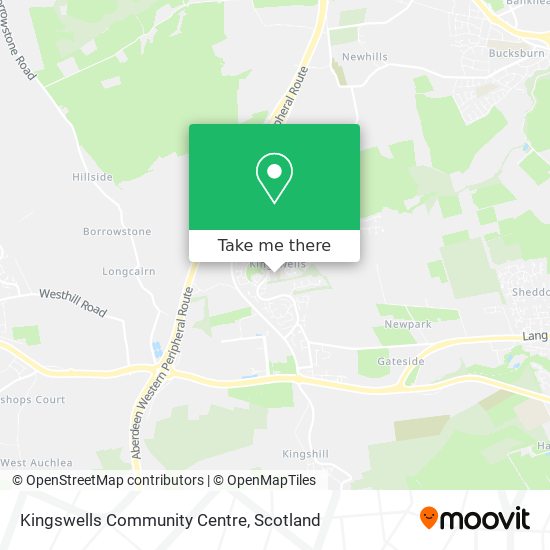 Kingswells Community Centre map