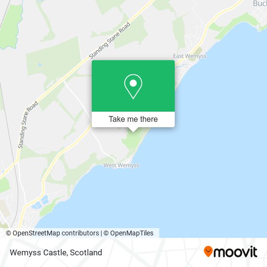 Wemyss Castle map