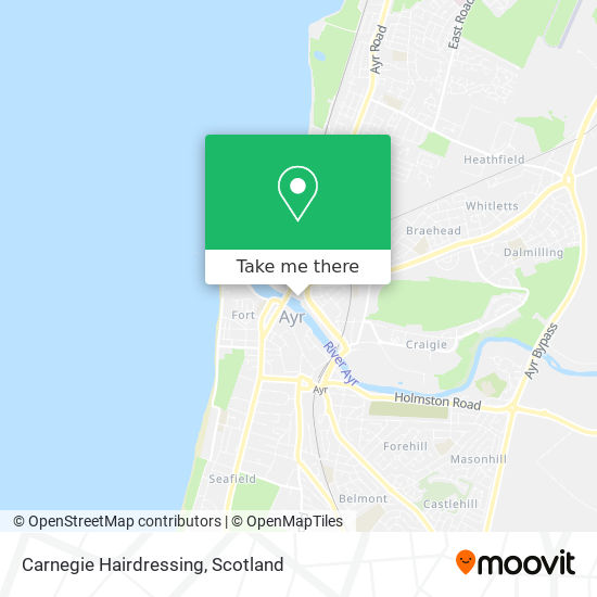 Carnegie Hairdressing map