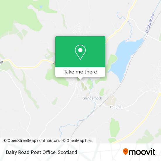 Dalry Road Post Office map