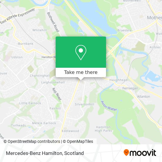 Mercedes-Benz Hamilton map