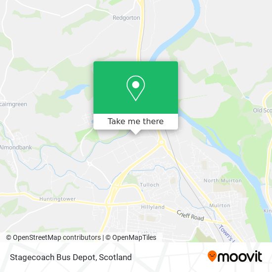 Stagecoach Bus Depot map