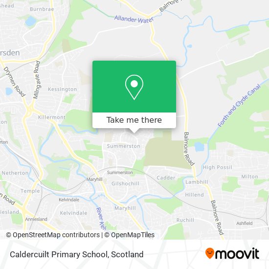 Caldercuilt Primary School map