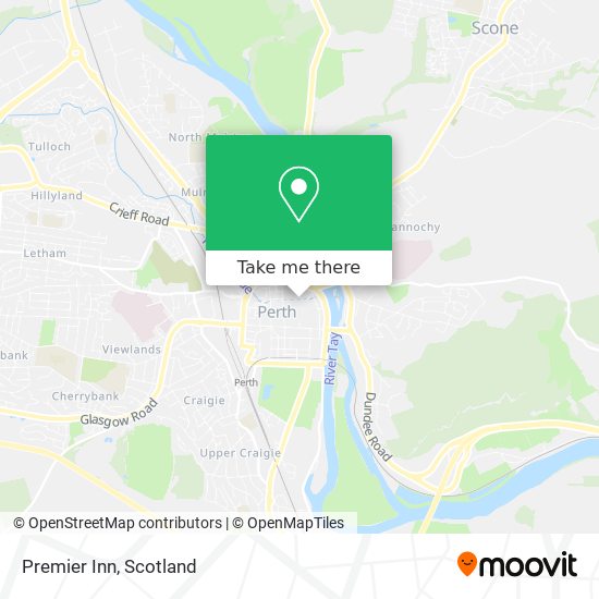 Premier Inn map