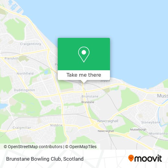 Brunstane Bowling Club map